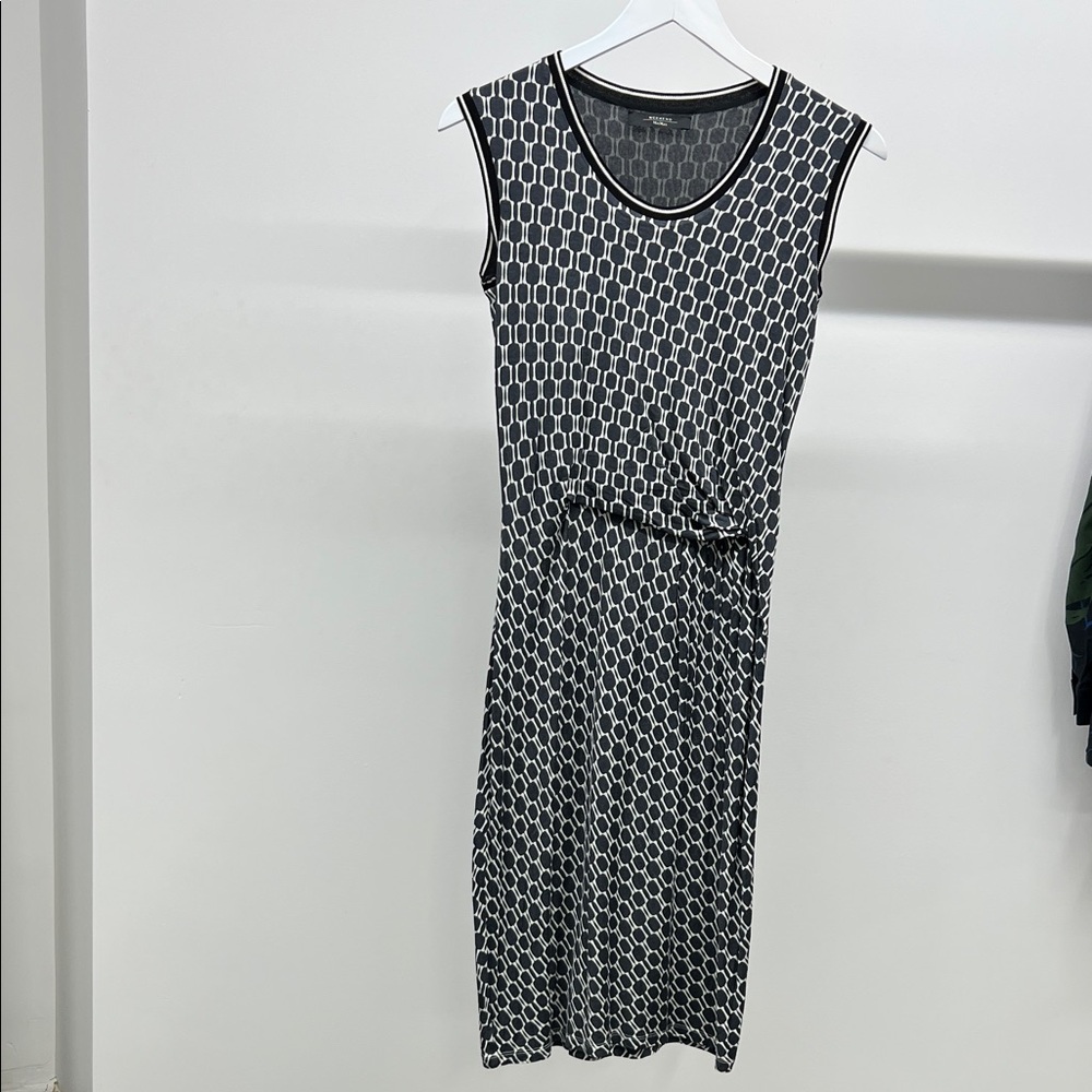Weekend Max Mara Geometric Pattern Midi Dress